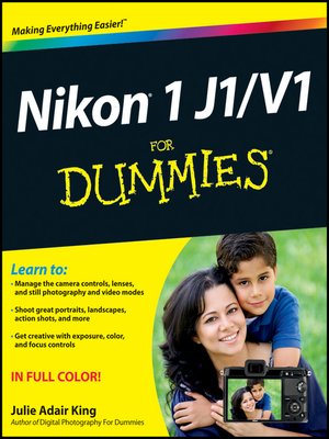 cover image of Nikon 1 J1/V1 For Dummies